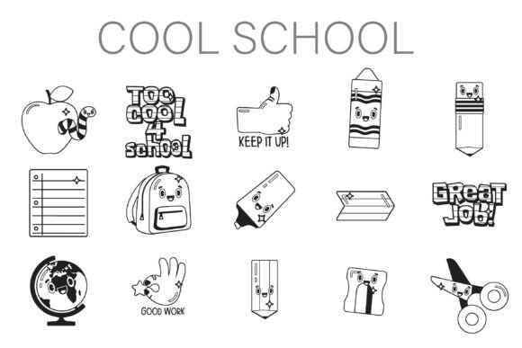 Cool School Dingbats: Elevate Educational Branding