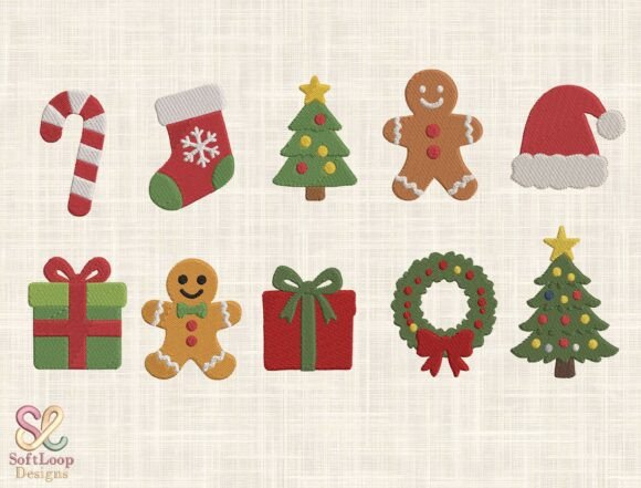 Festive Christmas Embroidery Design Ideas
