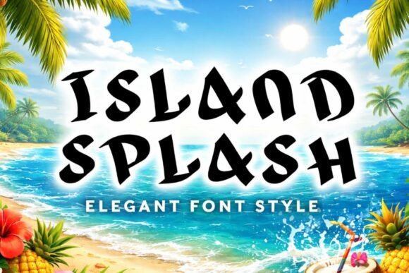 Island Splash: The Ultimate Display Font for High-Impact Visual Design