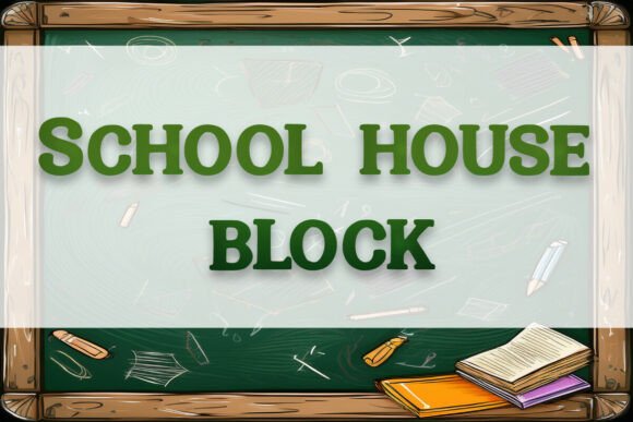 School House Block: Timeless Academic Charm for Modern Design