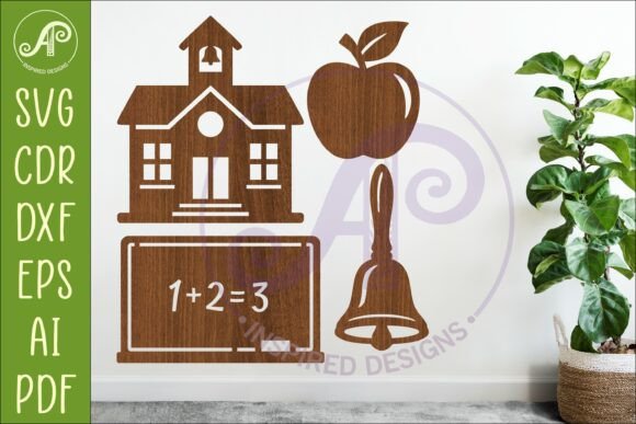 School Icons SVG Teacher Classroom 1