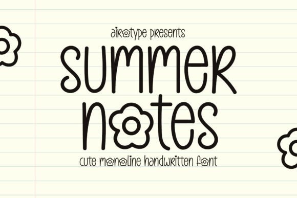 Summer Notes: The Art of Handwritten Simplicity