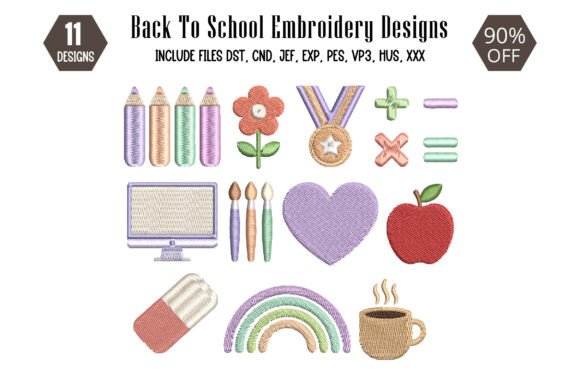 Teacher Embroidery Design: Creative Classroom Ideas