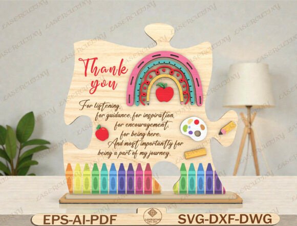 Teacher Thank You Puzzle Sign Laser Cut: A Comprehensive Evaluation