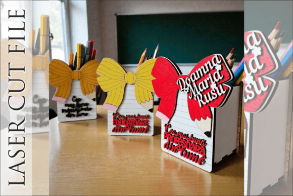 The Bow Pencil Holder SVG: Elevating Desk Organization with Laser-Crafted Charm