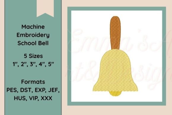 The Ultimate Guide to the Machine Embroidery School Bell Design for Educators and Crafters