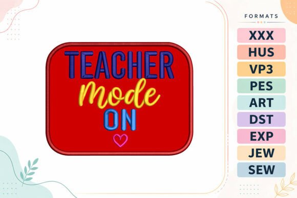 Unleash Your Educator Spirit: The Ultimate Guide to the Teacher Mode Applique Design